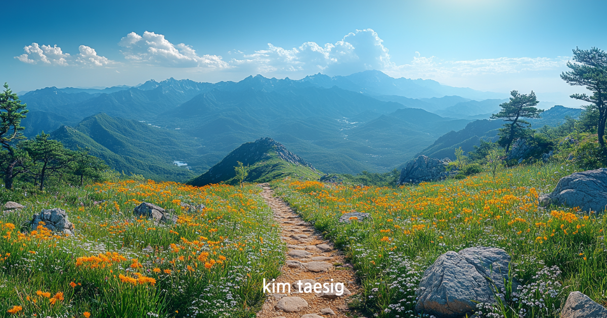 백운산의 사계절