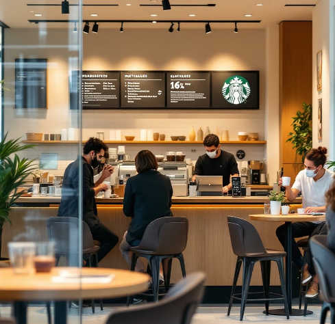 스타벅스 SO&middot;ST&middot;WO&middot;WT 전략 매트릭스