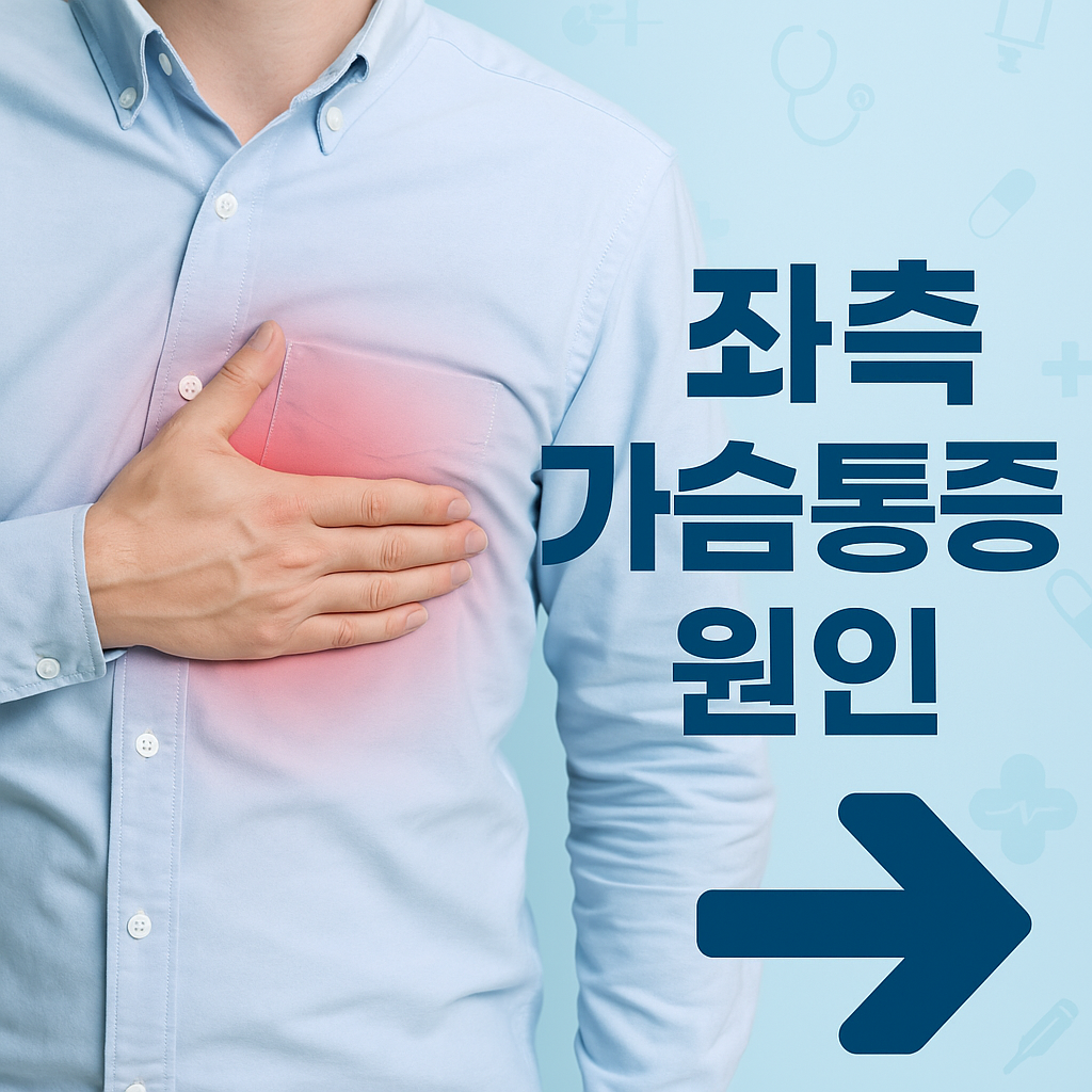 왼쪽 가슴 통증 원인