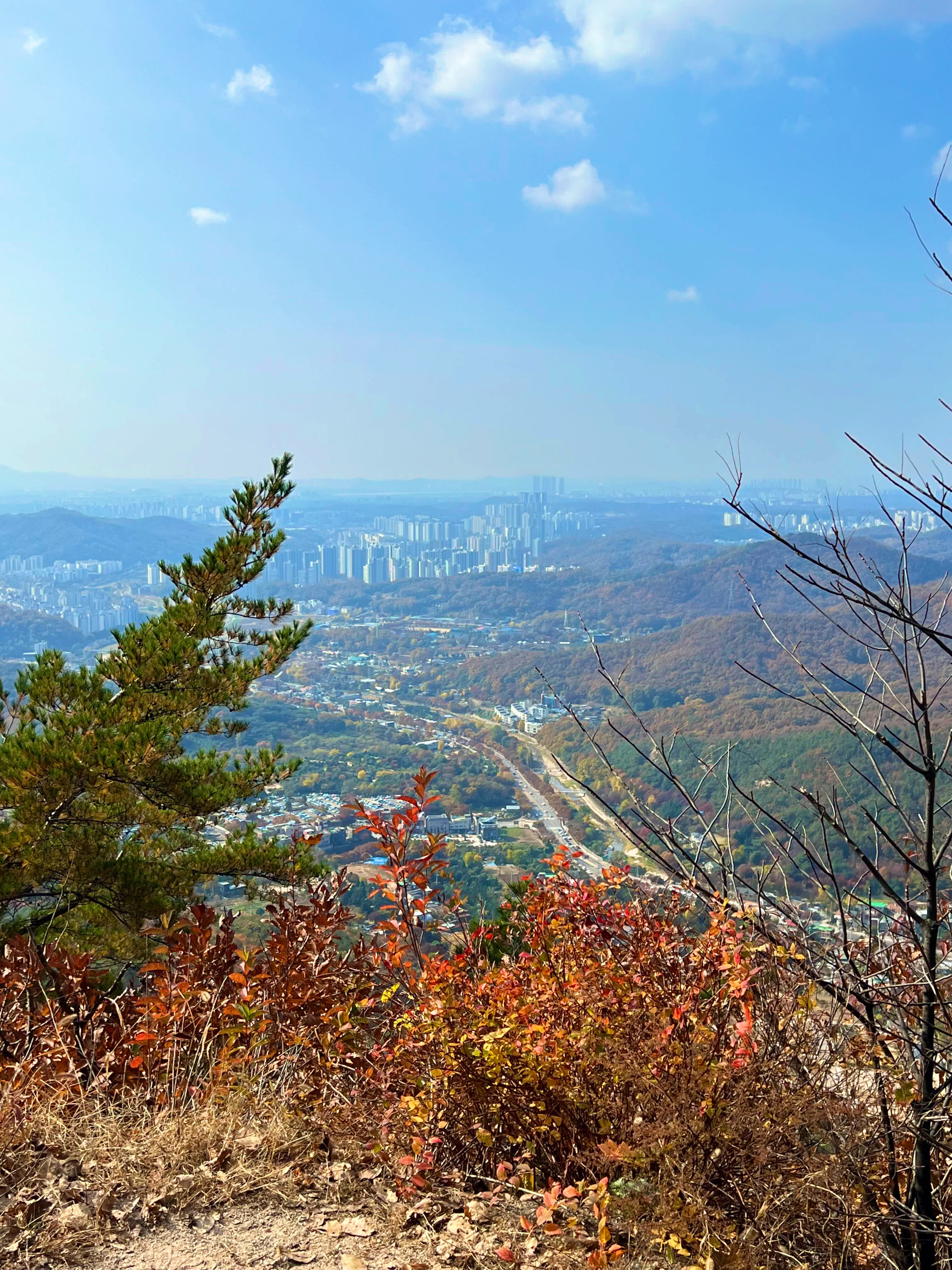 북한산 가을 경치