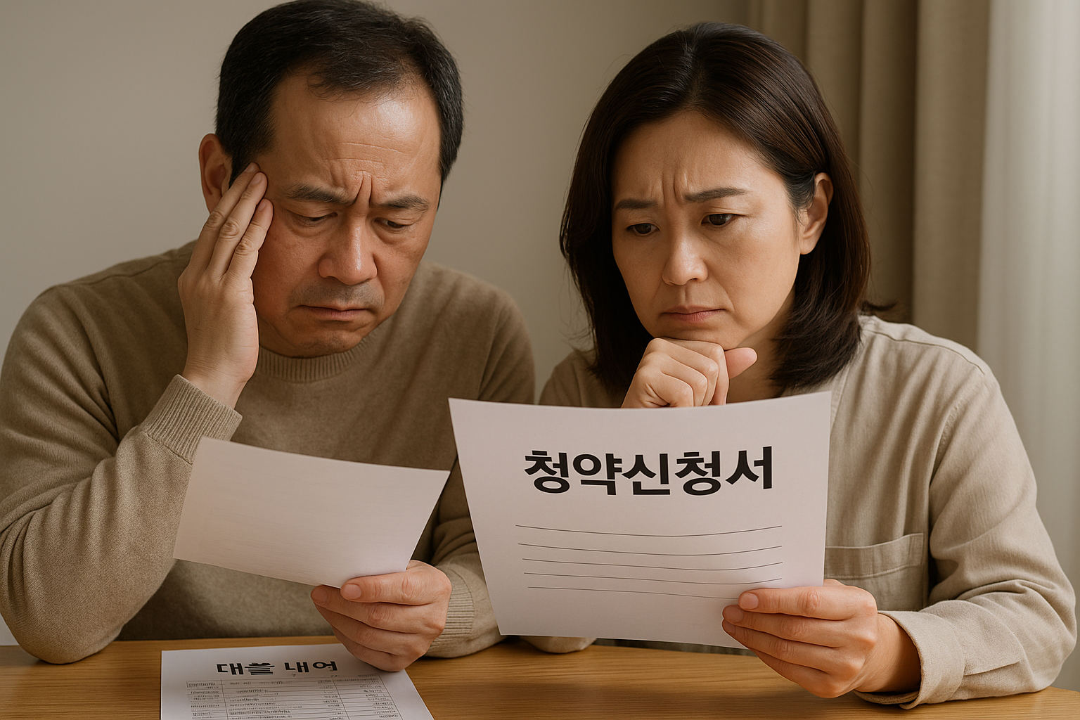 부모님이 청약 신청하면서 내 대출도 보이나요?