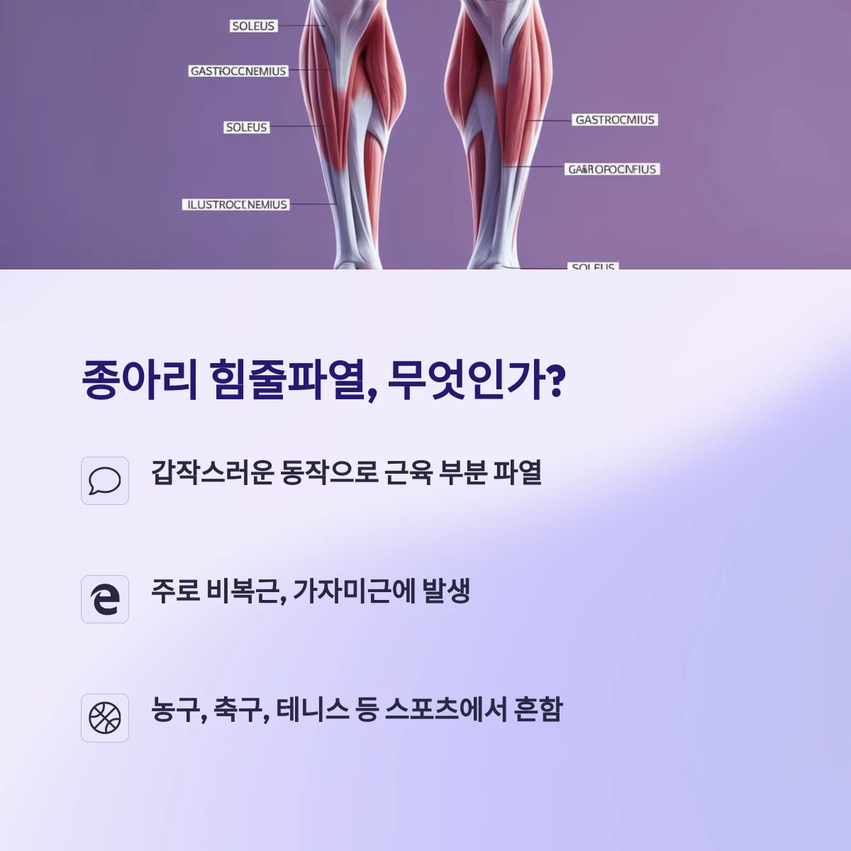 종아리-힘줄파열-개요