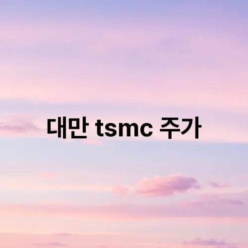 대만 tsmc 주가