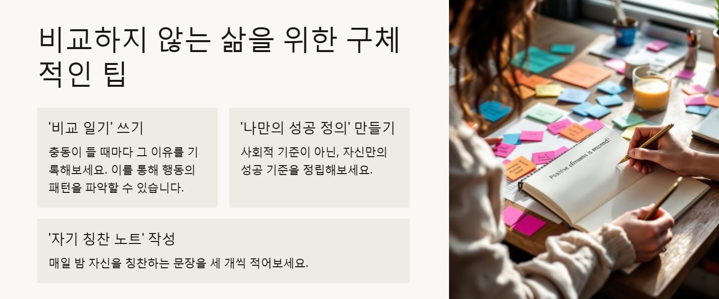 비교하지 않는 삶