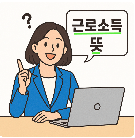 근로소득 뜻 그림