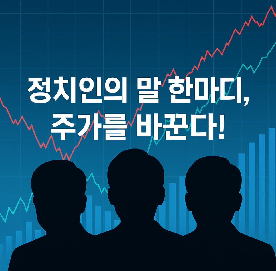 정치인의 발언, 주가를 흔들다라는 주제의 글에 대한 이미지입니다.