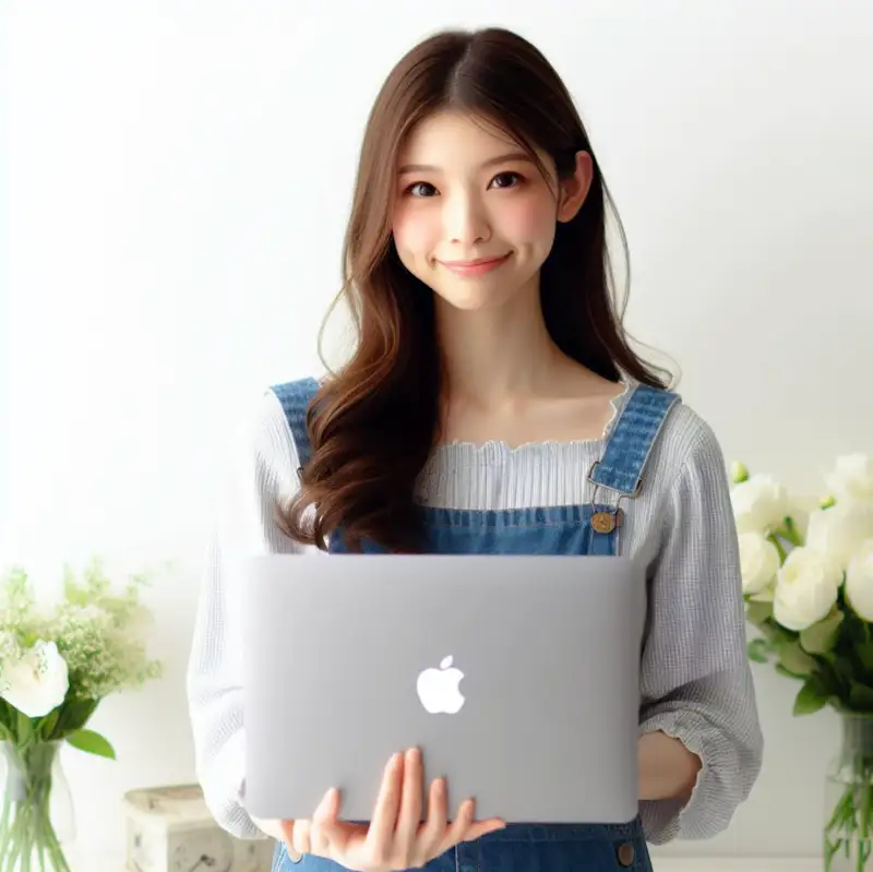 맥북-초기화-방법을-준비하고-복구하는-20대-여성의-모습