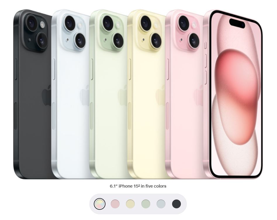 아이폰 15 color