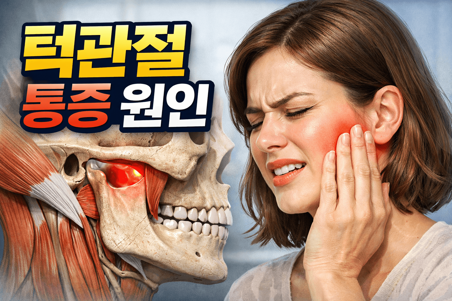 턱관절 통증 원인 총정리｜습관부터 스트레스까지 완벽 분석