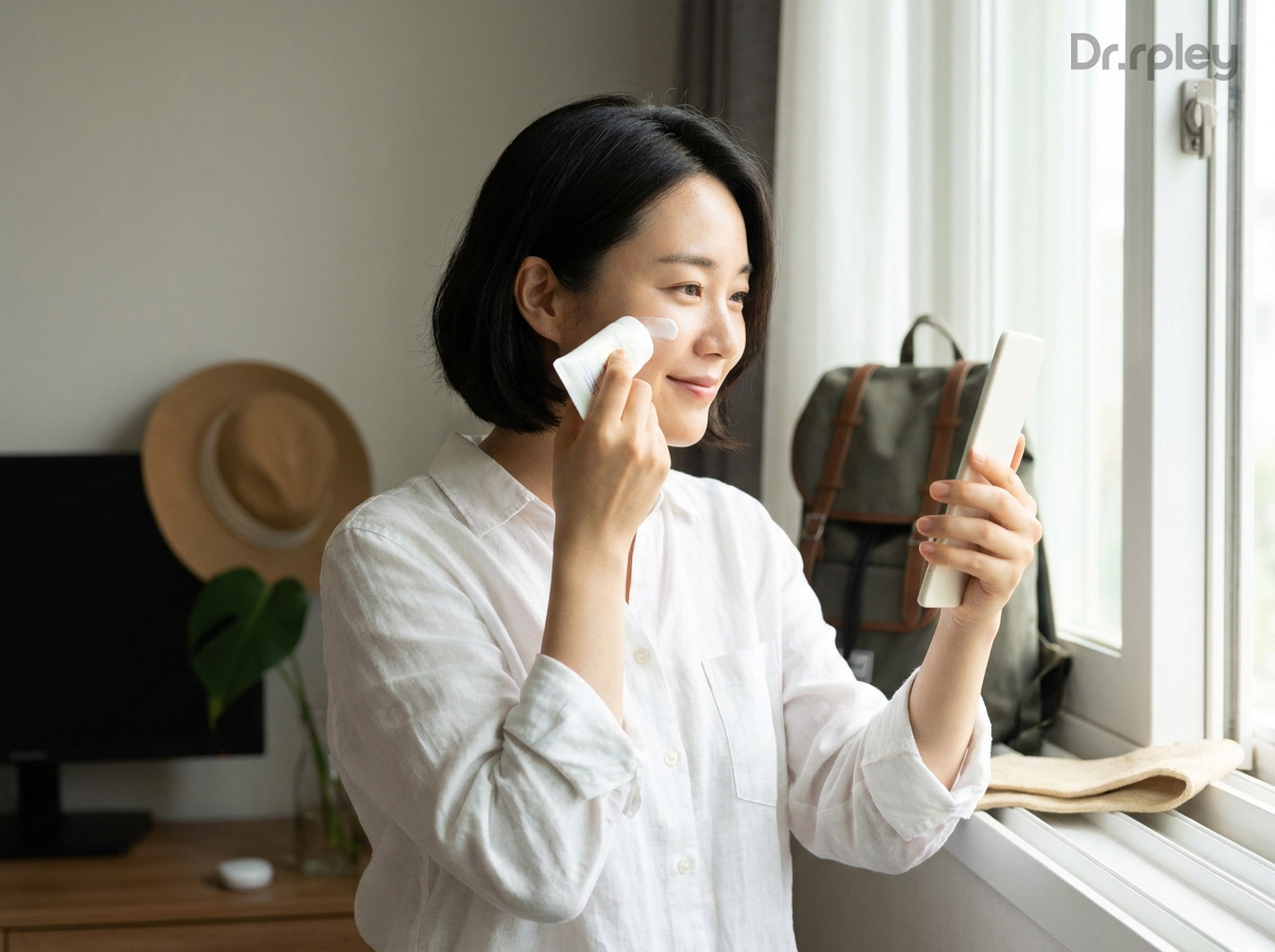닥터리플리 매일 바르는 데일리 선케어 자외선 차단 스킨케어 루틴