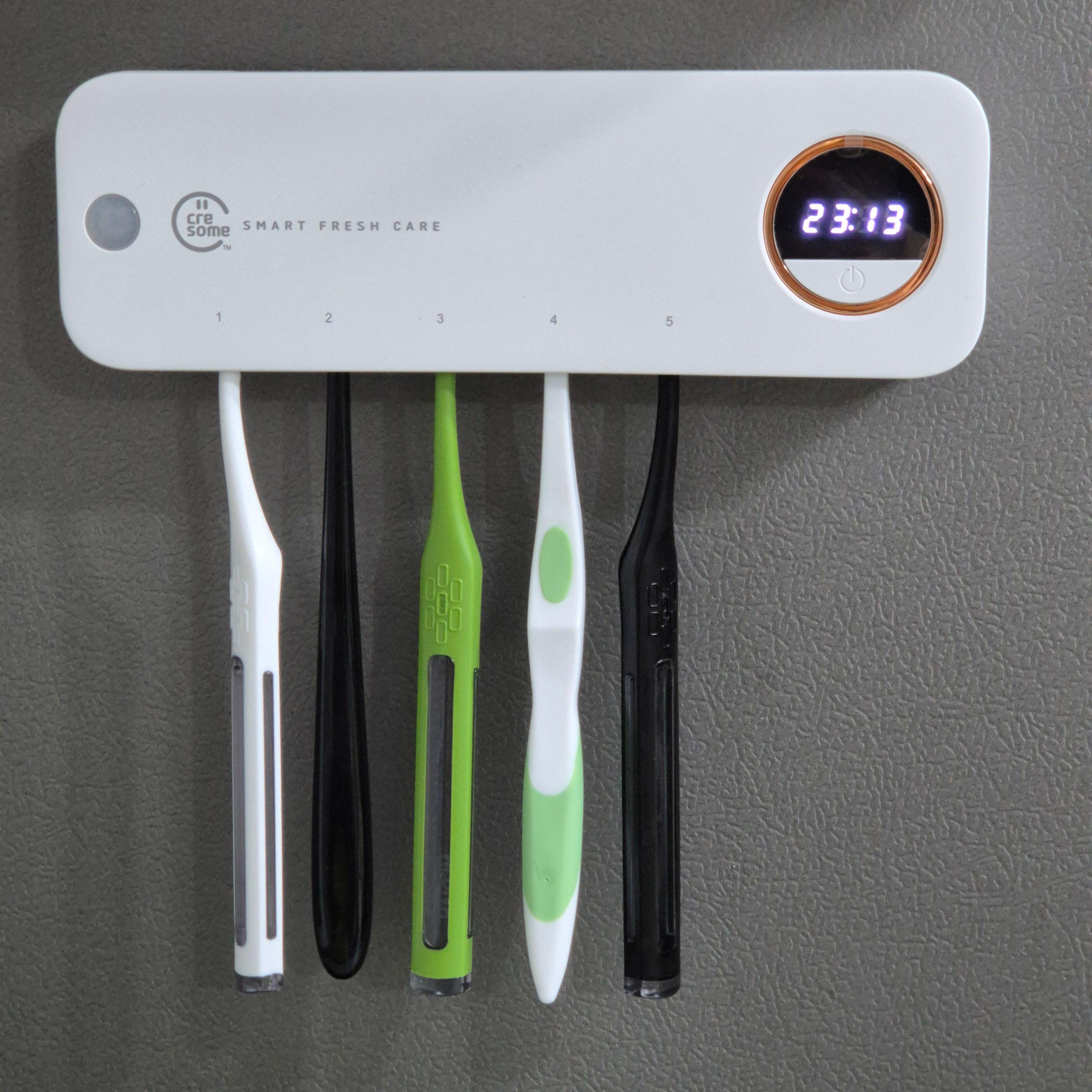 칫솔 거치 모습