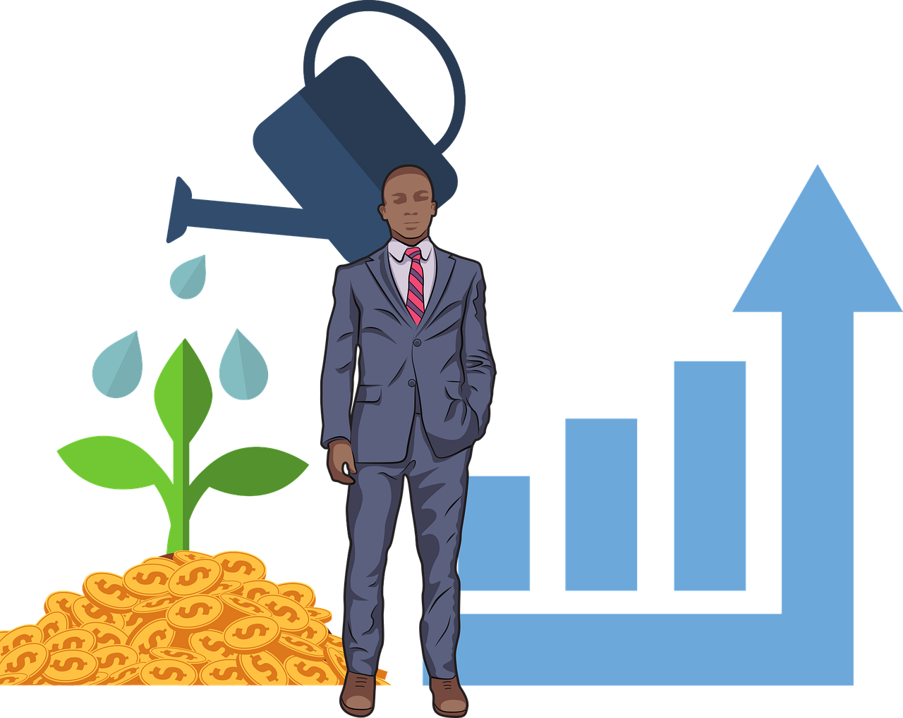 재테크로 돈이 불어나는 그림