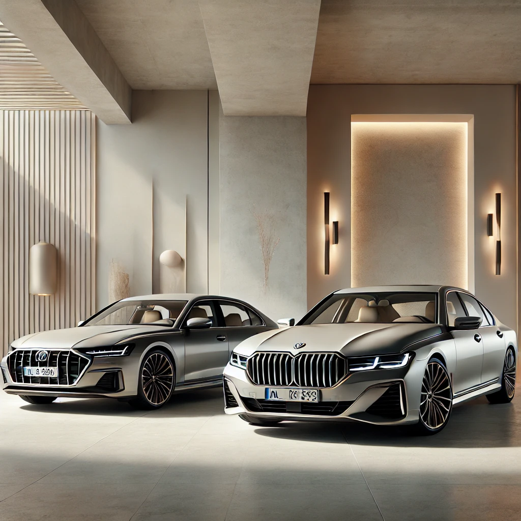 플래그십 럭셔리 세단 대결: 아우디 A8 vs BMW 7 시리즈