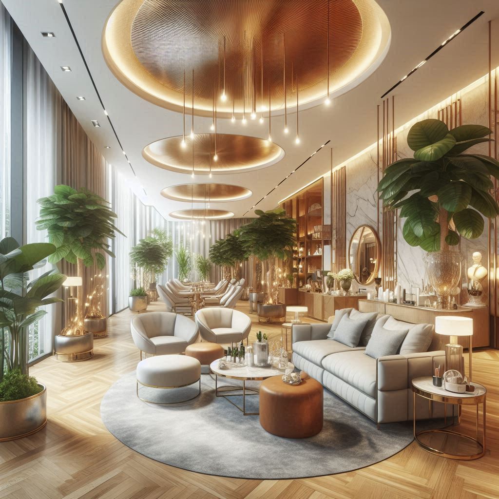 피부,체형관리 샵 배경