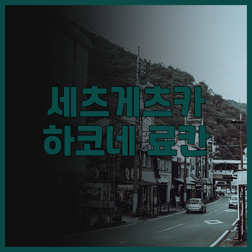 세츠게츠카 료칸 후기 ♨️ 하코네 온