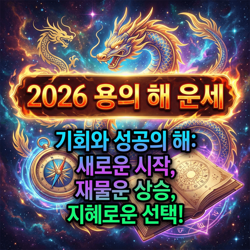 2026년 병오년 용띠 운세 완벽 분석! 썸네일