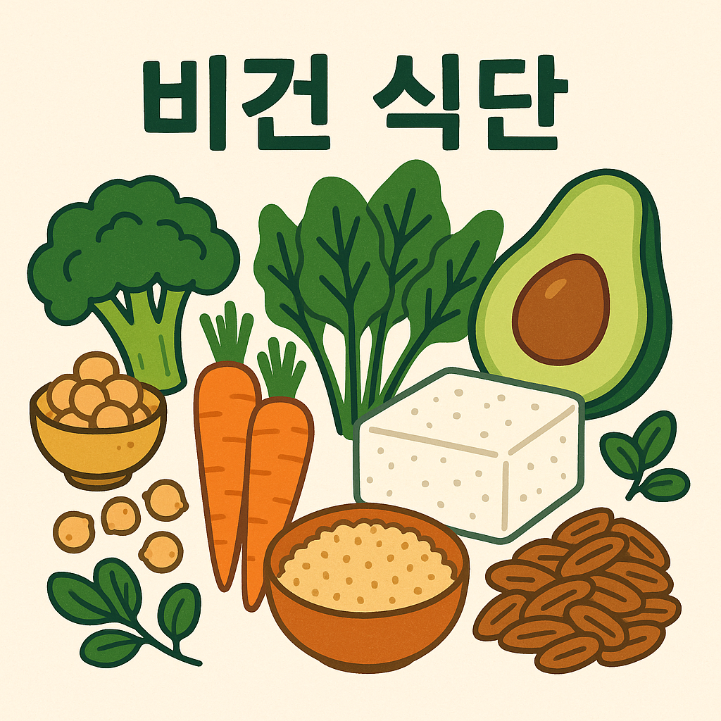 비건 식단 이미지