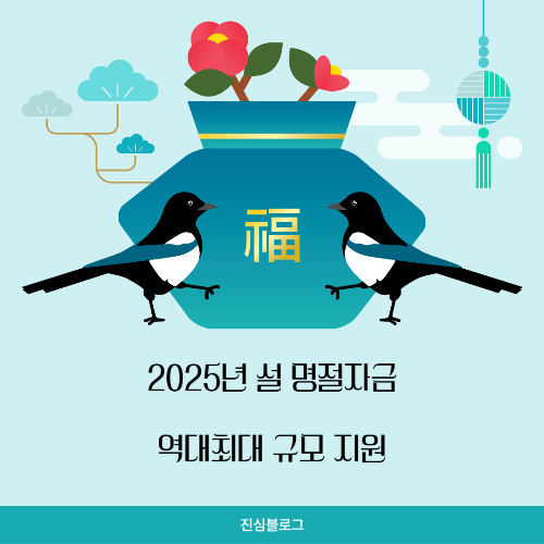 2025년 설 명절자금, 역대 최대 규모 지원!