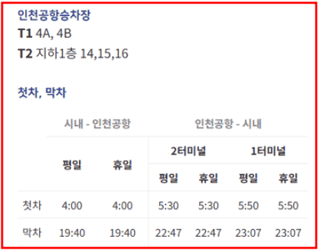 6300번 공항버스 예매: 노선표 시간표 요금할인 티맵예약