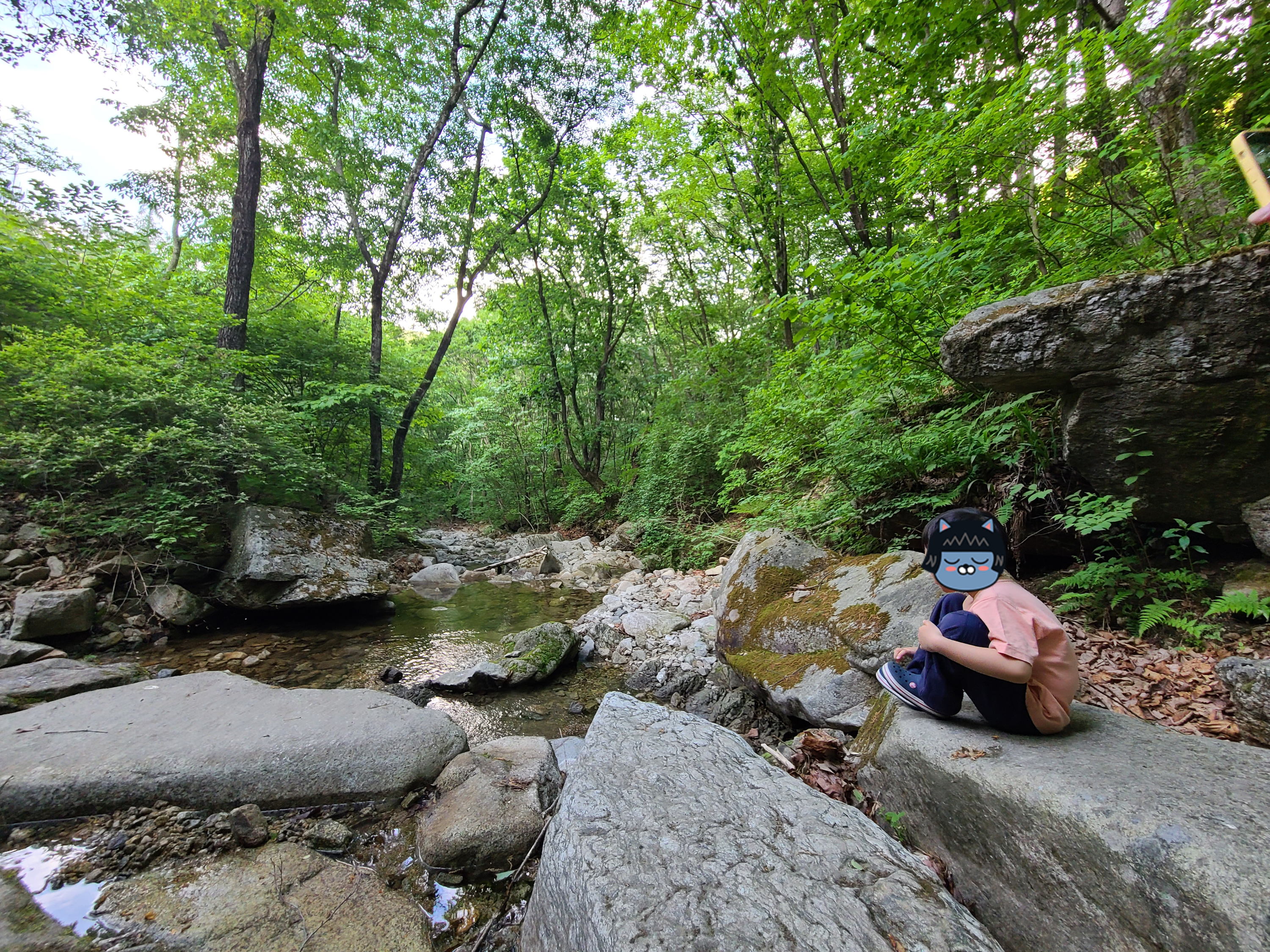 산음자연휴양림 계곡