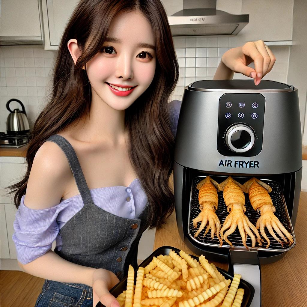 에어프라이어 냉동 오징어 튀김