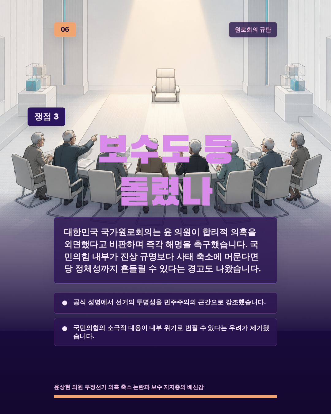 보수도 등 돌렸나