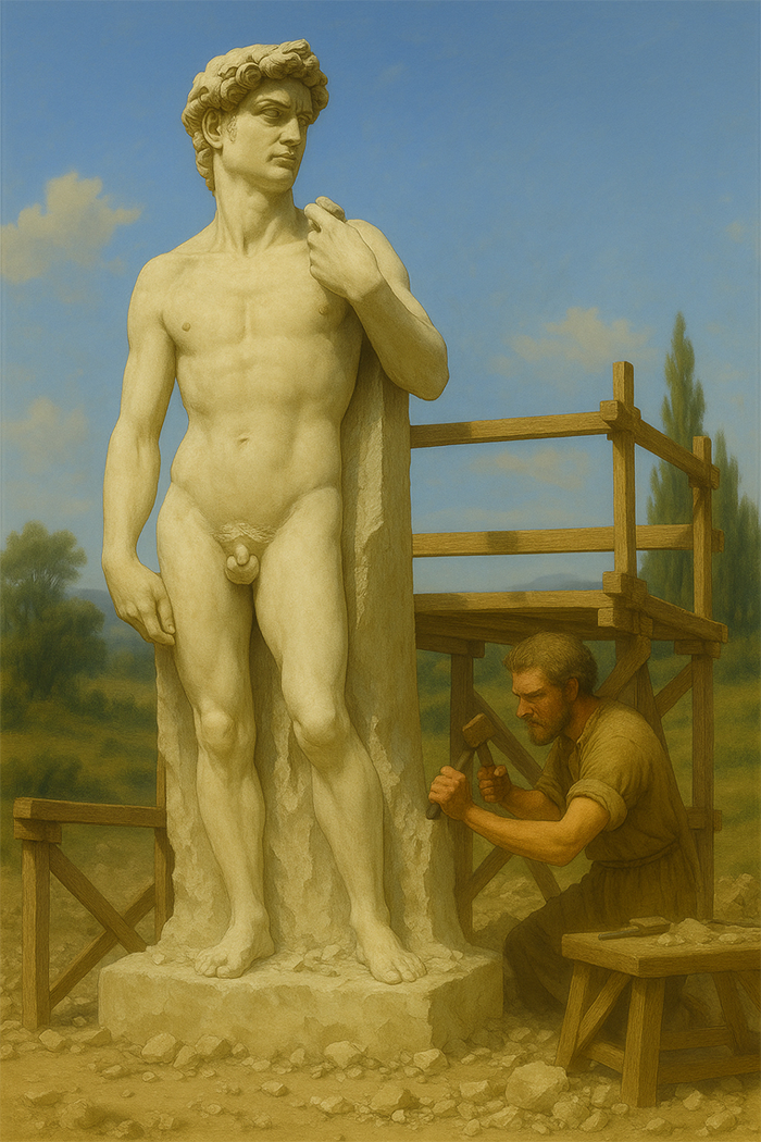 다비드상 제작공정