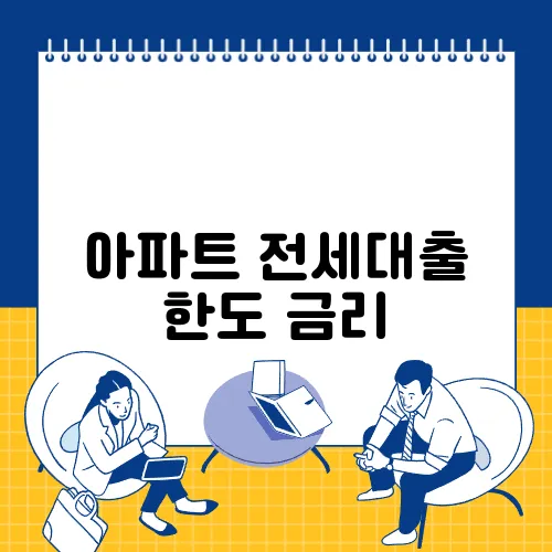 아파트 전세대출 한도 금리