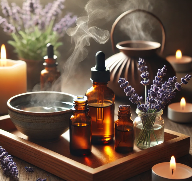 아로마테라피 자연 치유법 건강 관리