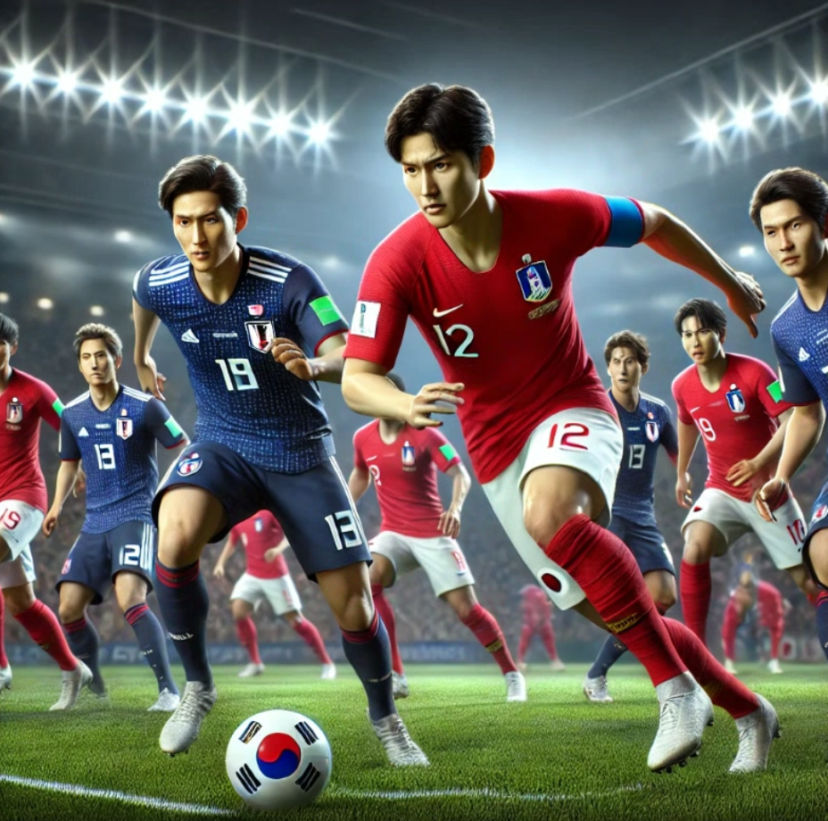 대한민국 일본 축구 경기관련 이미지