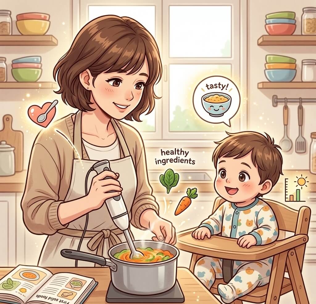 [돌아기 간 맞추기 가이드]천연 육수로 시작하는 저염 유아식, 우리 아이 입맛은 천천히 만들어도 괜찮습니다.