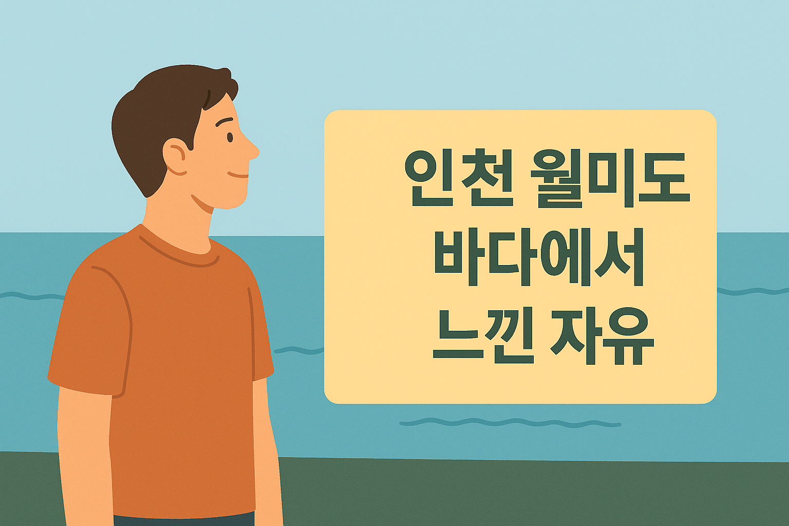 월미도 바다의 자유