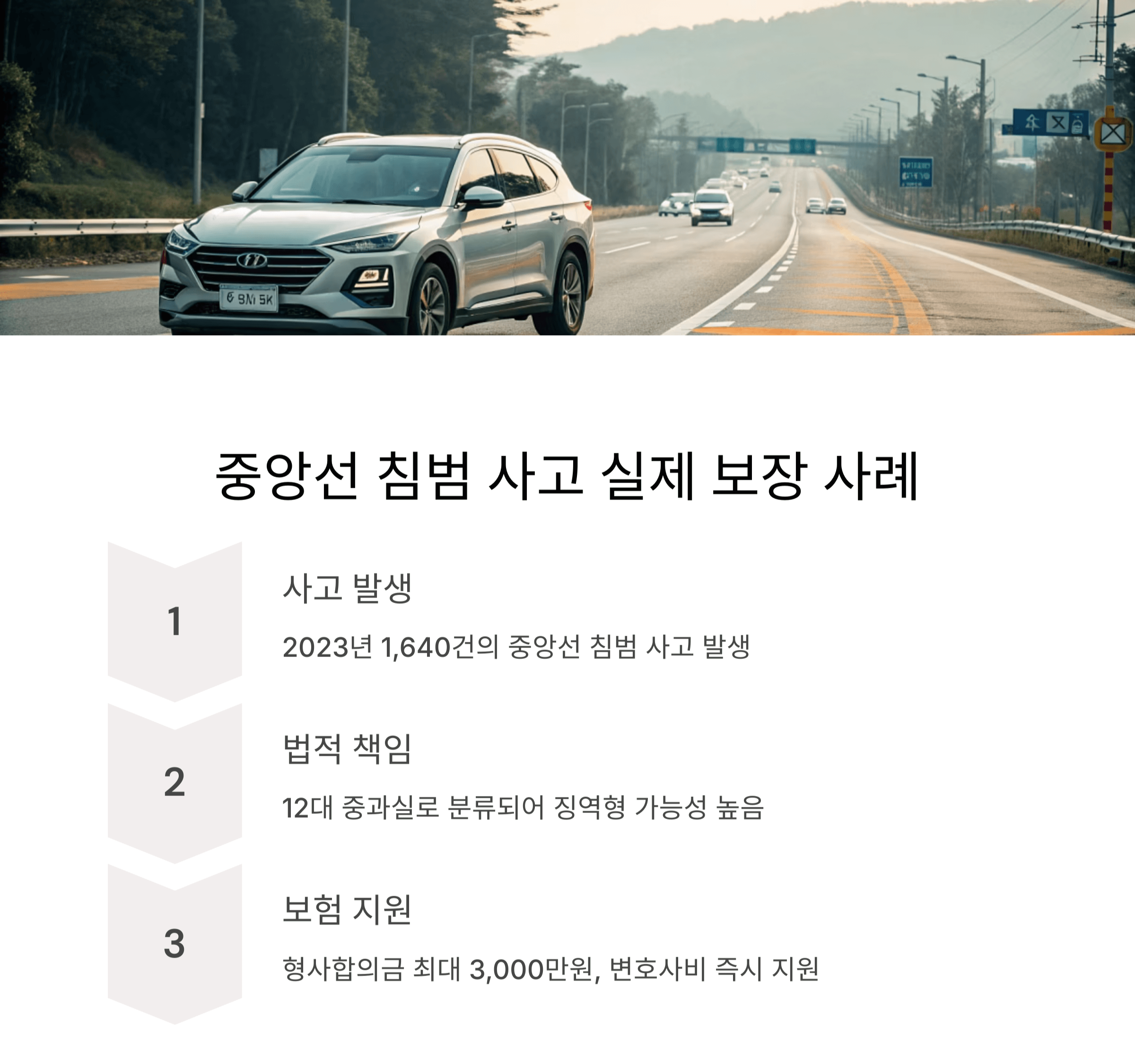 중앙선 침범 사고 사례