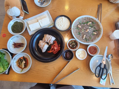 가평 아침고요수목원 근처 맛집 채원 잣두부 막국수 리뷰