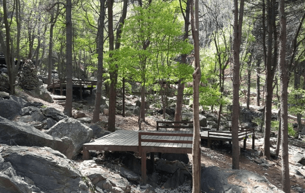 남양주 축령산 자연휴양림 야영장