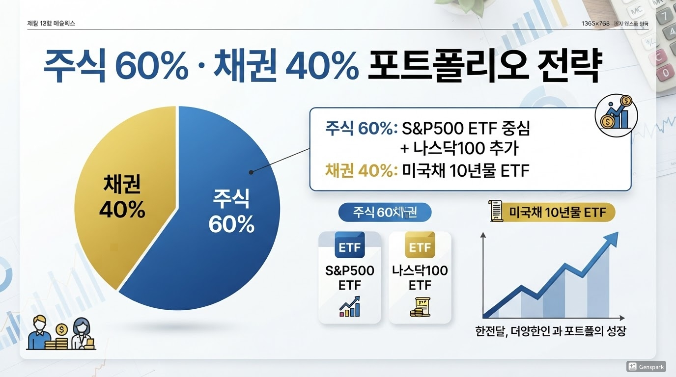 주식 60%·채권 40% 포트폴리오 전략
