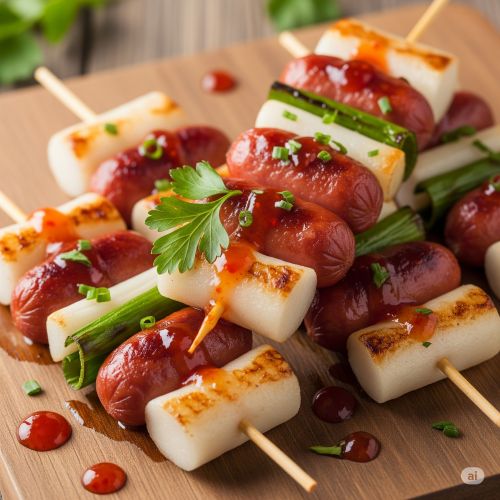 비엔나 소시지 떡꼬치