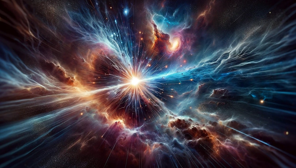 우주의 탄생, 팽창, 구조