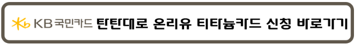KB국민카드 주유비할인 생활비할인 정비비할인 보험할인 통신비할인 놀이동산 할인 탄탄대로 온리유 티타늄 카드