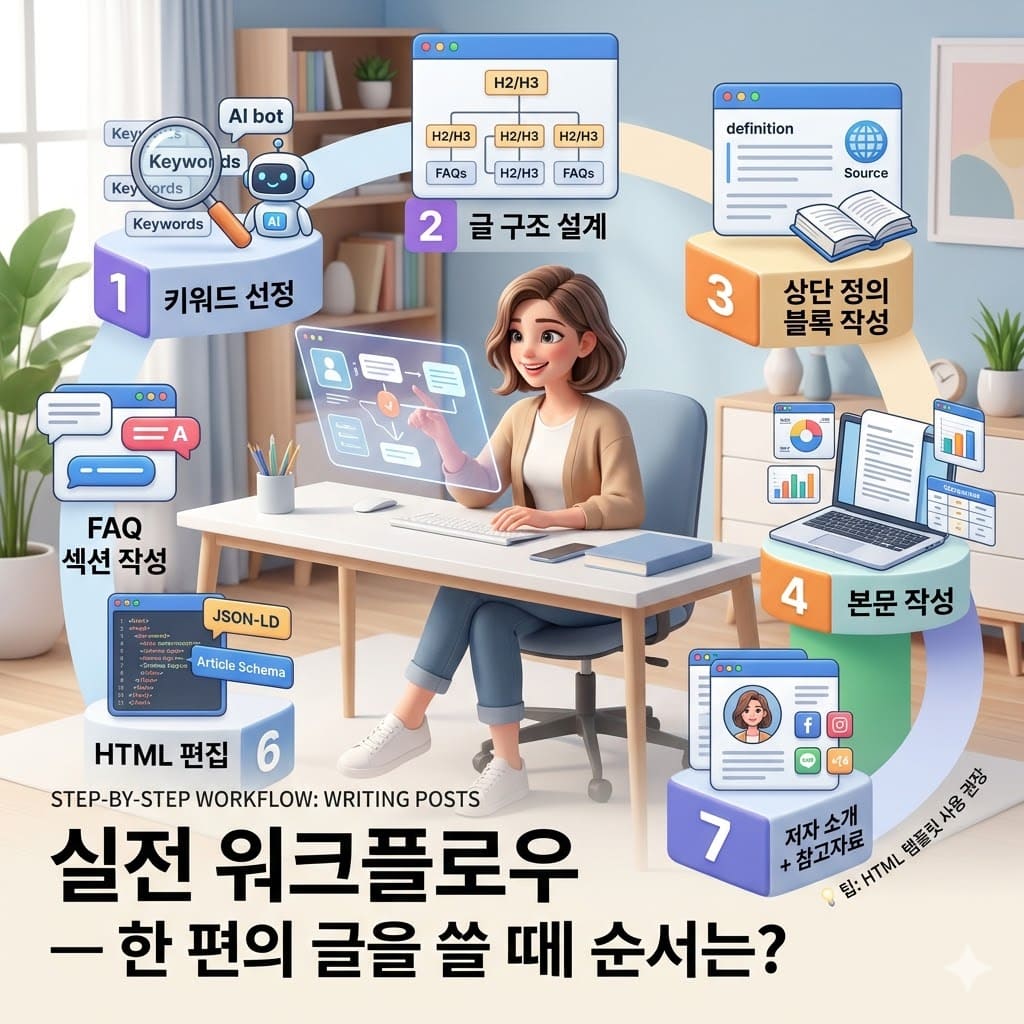 실전 워크플로우! 한 편의 글을 쓸 때 순서는?