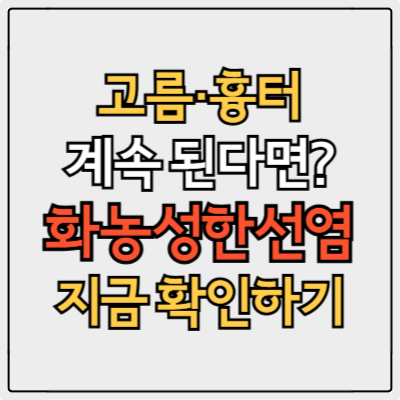 화농성한선염 자가면역질환 진단부터 치료비까지 완벽 정리!