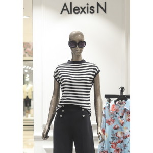 제시뉴욕 스트라이프 캡소매니트 BCM5PNKO9150