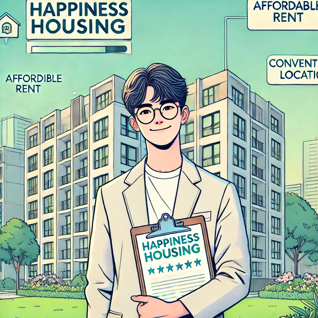 행복주택 외관 모습 - 자립준비청년을 위한 저렴한 공공임대주택