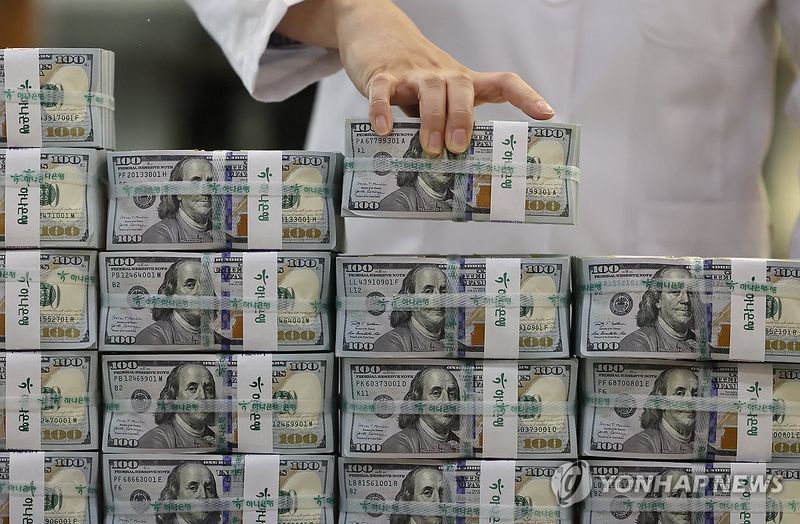 외화예금 역대 최대 감소