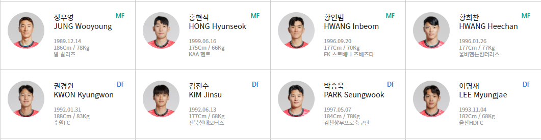 한국 싱가포르 월드컵 아시아2차예선 중계,일정,선수라인업 싱가포르 더 내셔널 스타디움