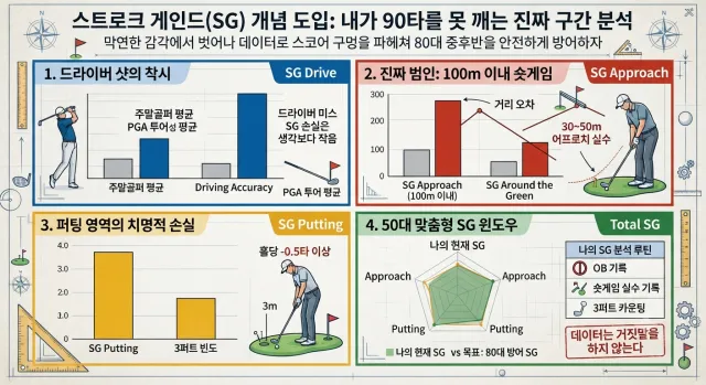 스트로크 게인드에 대한 설명이미지