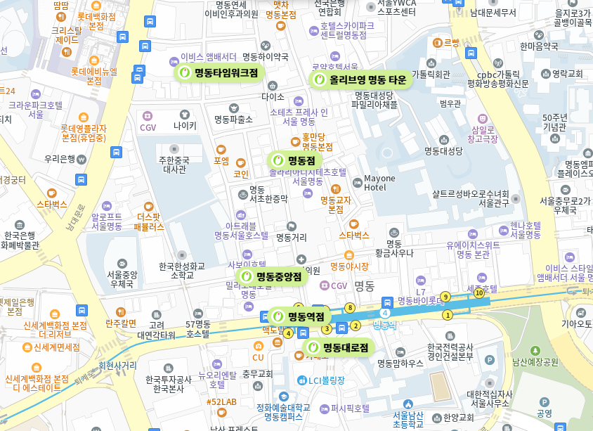 올리브영-가맹점-위치