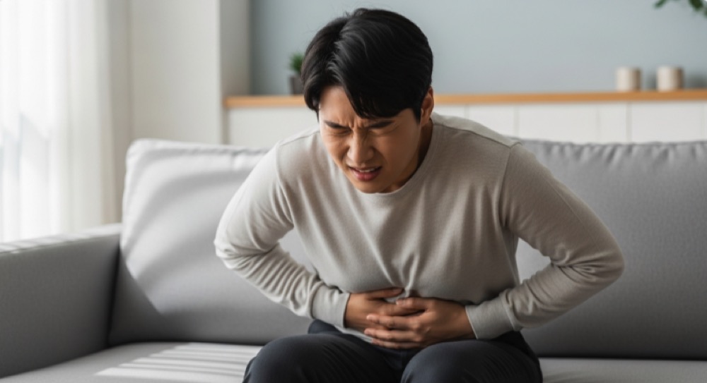 위염 원인이 증상으로 이어져 통증