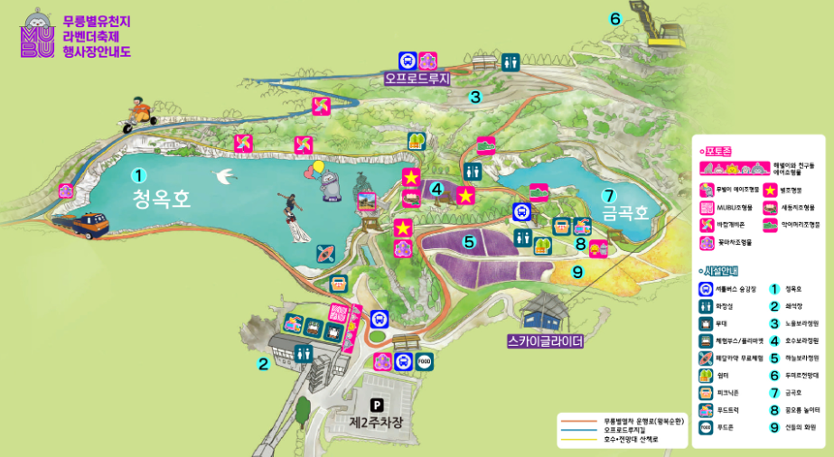 국내여행 6월 가볼만한 곳 수국, 라벤더 꽃 축제일정