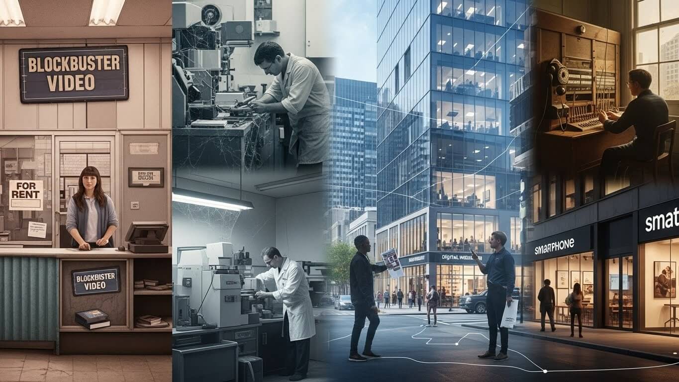 90년대 이후 사라진 직업의 흔적과 변화 관련 사진